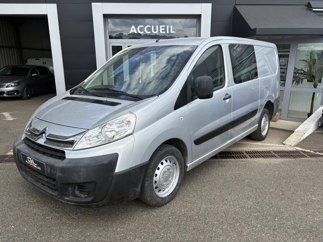 Citroën Jumpy - III 2.0 HDi 128 FAP CABINE APPROFONDIE 6 PLACES - TVA RECUPERABLE KILOMETRAGE CERTIFIE